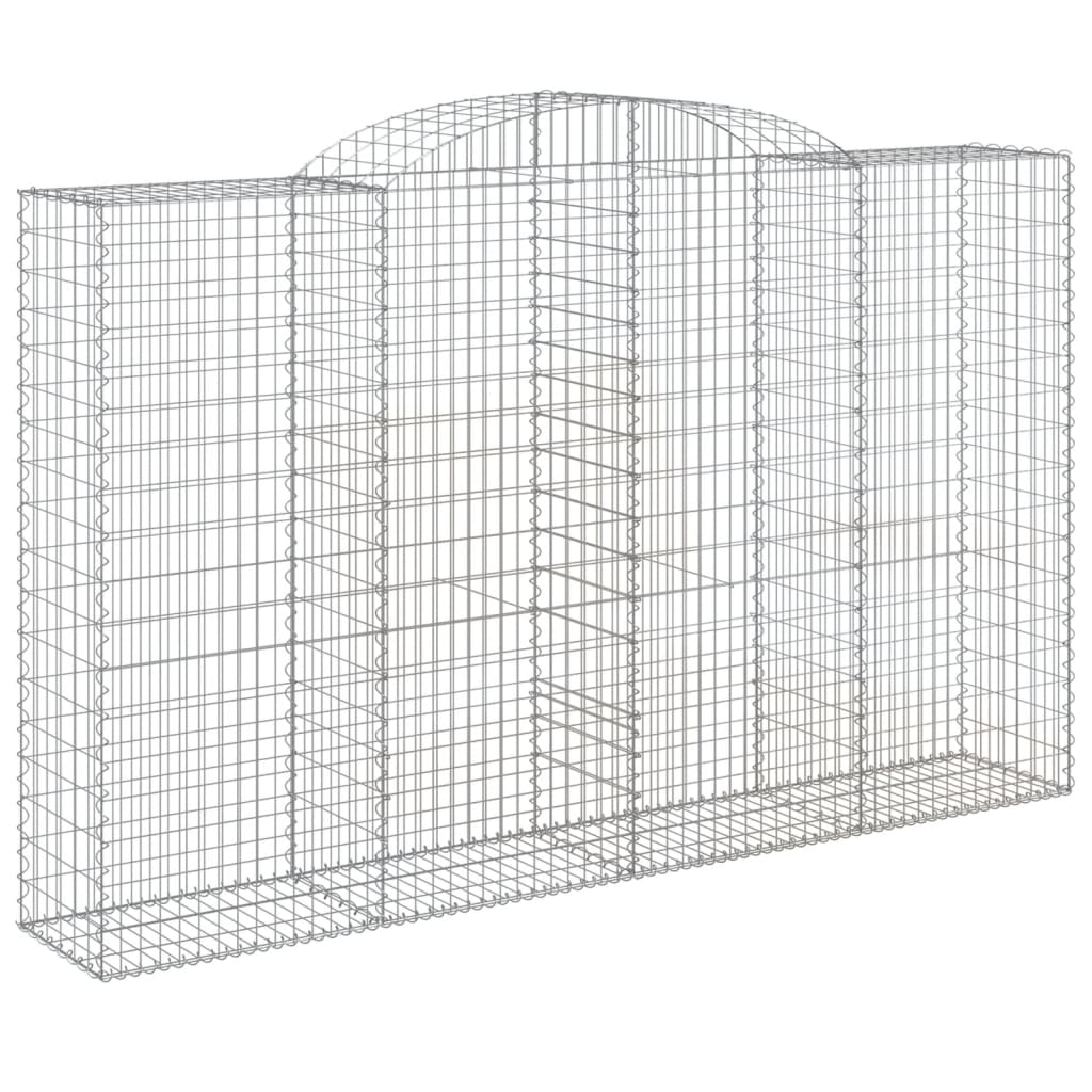 Schanskorven 13 st gewelfd 300x50x180/200 cm ijzer 13 300 x 50 x 180/200 cm