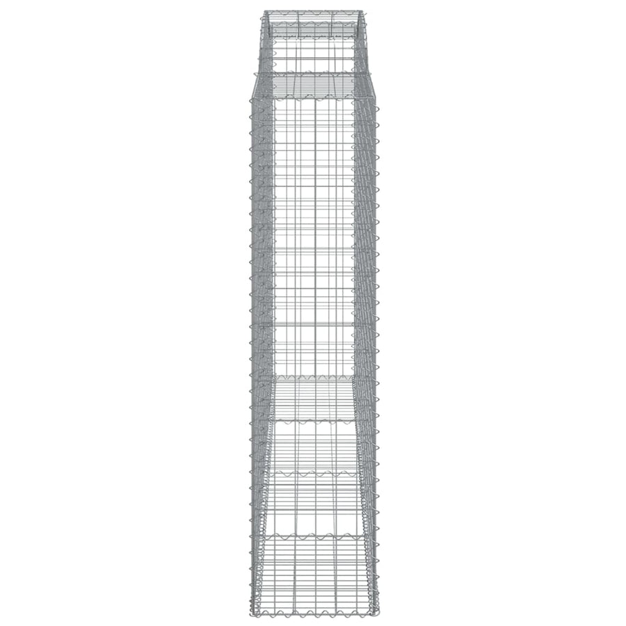 Schanskorven 2 st gewelfd 300x50x200/220 cm ijzer 2 300 x 50 x 200/220 cm