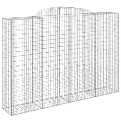 Schanskorven 5 st gewelfd 300x50x200/220 cm ijzer 5 300 x 50 x 200/220 cm