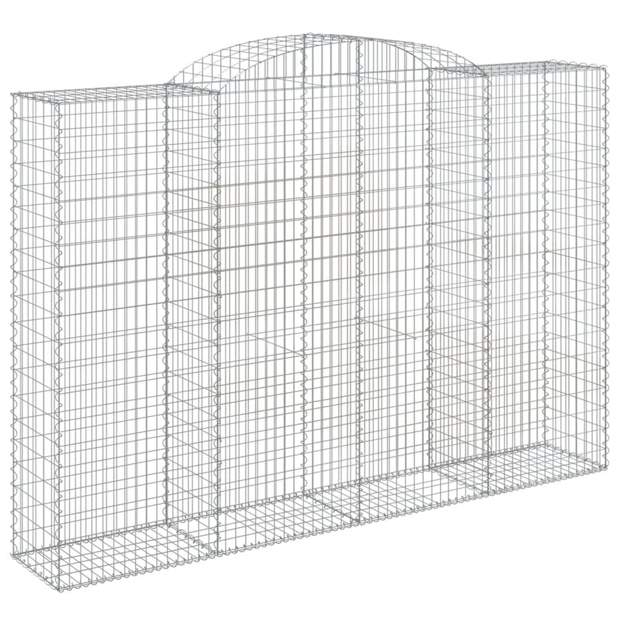 Schanskorven 5 st gewelfd 300x50x200/220 cm ijzer 5 300 x 50 x 200/220 cm