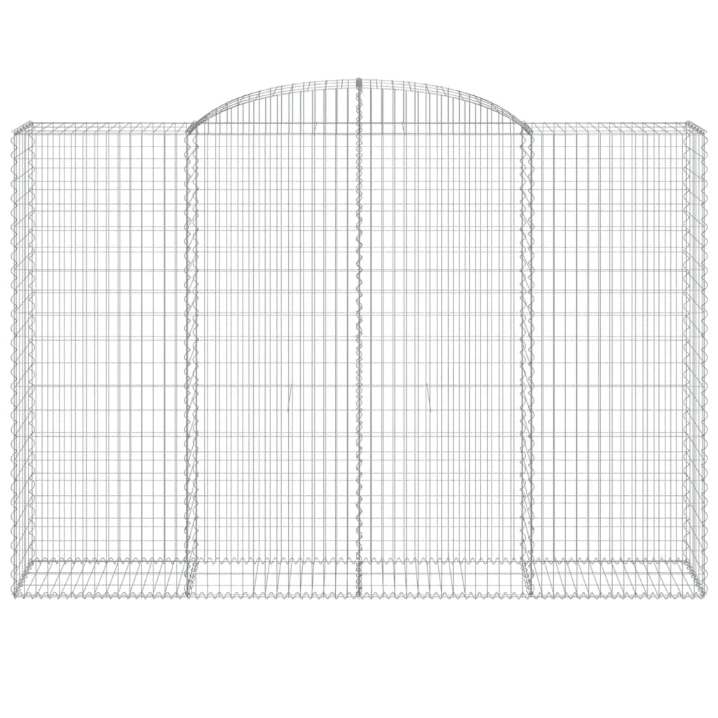 Schanskorven 5 st gewelfd 300x50x200/220 cm ijzer 5 300 x 50 x 200/220 cm