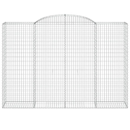 Schanskorven 5 st gewelfd 300x50x200/220 cm ijzer 5 300 x 50 x 200/220 cm