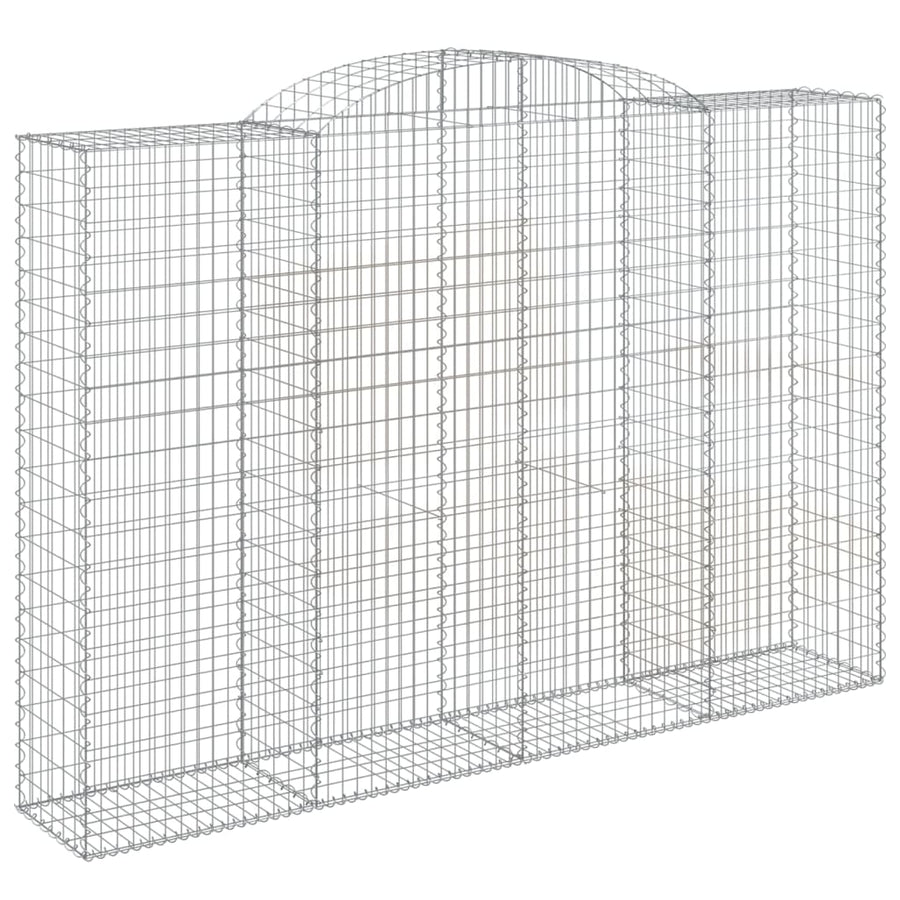 Schanskorven 6 st gewelfd 300x50x200/220 cm ijzer 6 300 x 50 x 200/220 cm