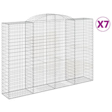 Schanskorven 7 st gewelfd 300x50x200/220 cm ijzer 7 300 x 50 x 200/220 cm