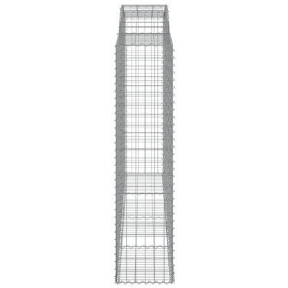 Schanskorven 7 st gewelfd 300x50x200/220 cm ijzer 7 300 x 50 x 200/220 cm