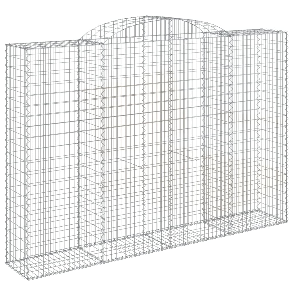Schanskorven 12 st gewelfd 300x50x200/220 cm ijzer 12 300 x 50 x 200/220 cm