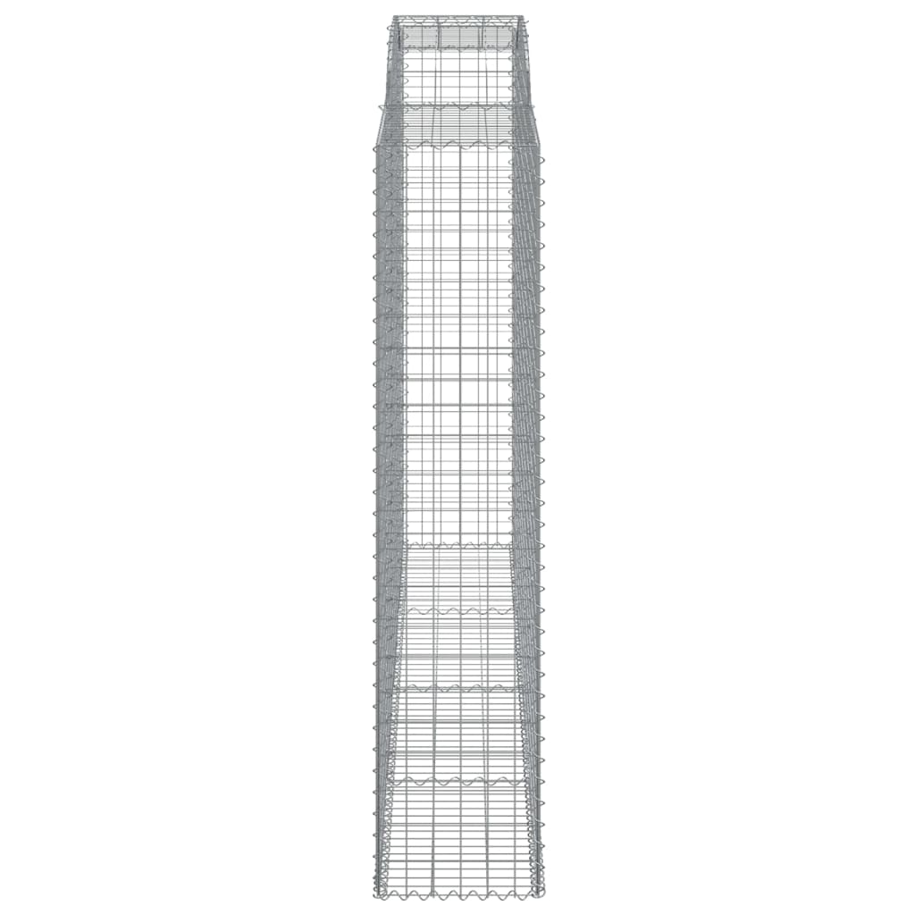 Schanskorven 3 st gewelfd 300x50x220/240 cm ijzer 3 300 x 50 x 220/240 cm