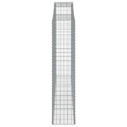Schanskorven 3 st gewelfd 300x50x220/240 cm ijzer 3 300 x 50 x 220/240 cm