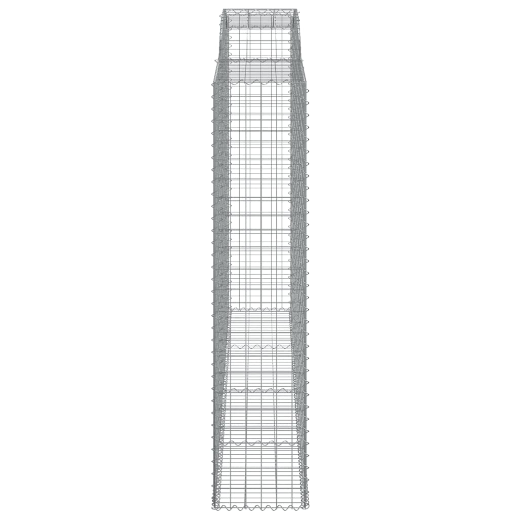 Schanskorven 7 st gewelfd 300x50x220/240 cm ijzer 7 300 x 50 x 220/240 cm