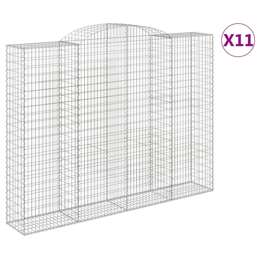 Schanskorven Gewelfd Ijzer Koningsblauw 300 x 50 x 220/240 cm 11
