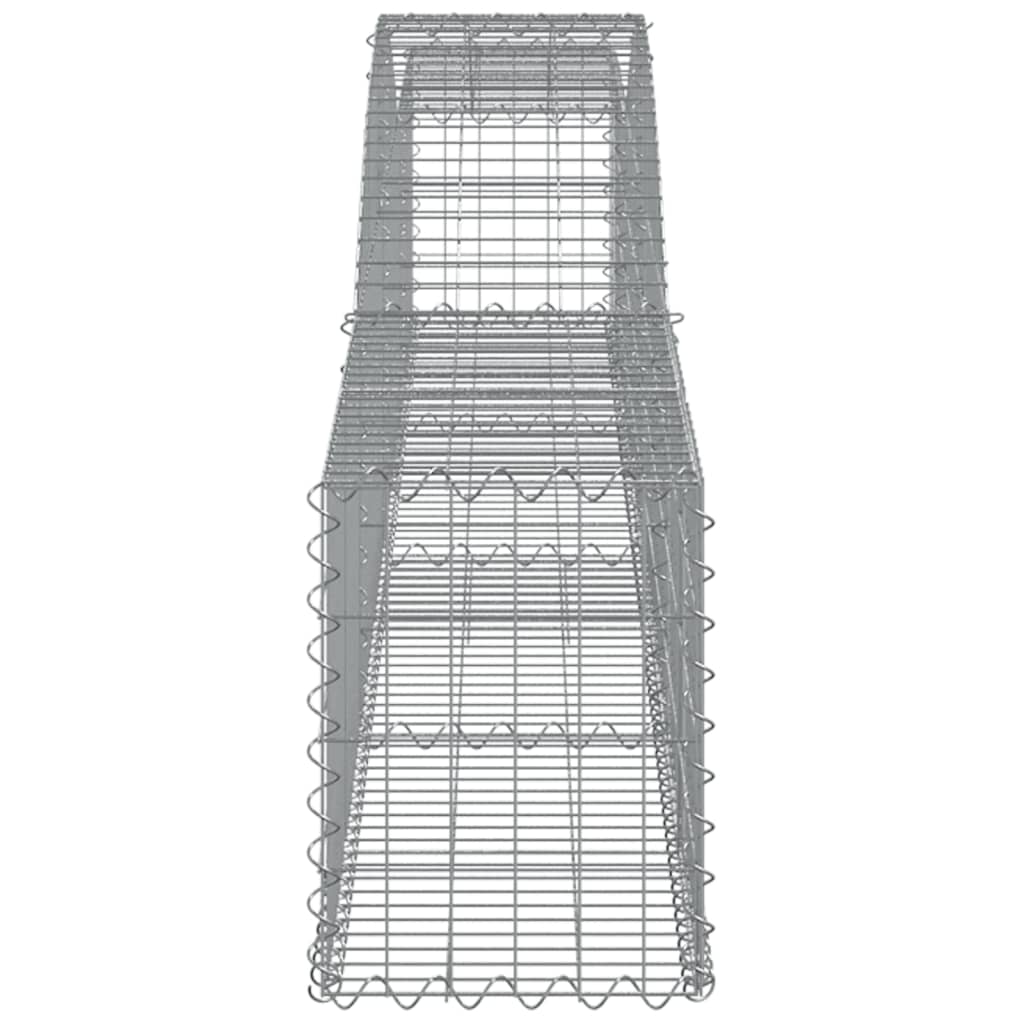 Schanskorven 3 st gewelfd 400x30x40/60 cm ijzer 3 400 x 30 x 40/60 cm