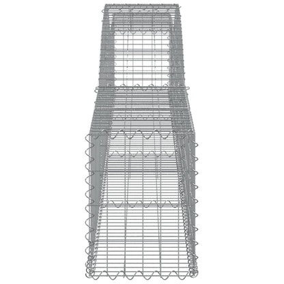 Schanskorven 3 st gewelfd 400x30x40/60 cm ijzer 3 400 x 30 x 40/60 cm