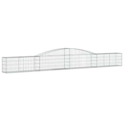 Schanskorven 10 st gewelfd 400x30x40/60 cm ijzer 10 400 x 30 x 40/60 cm