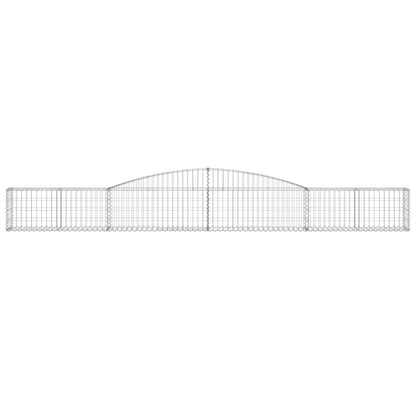 Schanskorven 10 st gewelfd 400x30x40/60 cm ijzer 10 400 x 30 x 40/60 cm
