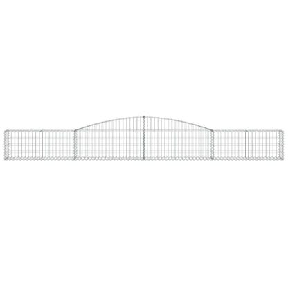 Schanskorven 15 st gewelfd 400x30x40/60 cm ijzer 15 400 x 30 x 40/60 cm