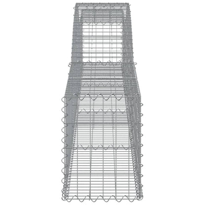 Schanskorven 15 st gewelfd 400x30x40/60 cm ijzer 15 400 x 30 x 40/60 cm