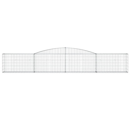 Schanskorven 6 st gewelfd 400x30x60/80 cm ijzer 6 400 x 30 x 60/80 cm