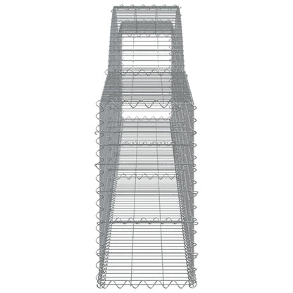 Schanskorven 6 st gewelfd 400x30x60/80 cm ijzer 6 400 x 30 x 60/80 cm