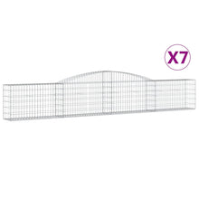 Schanskorven 7 st gewelfd 400x30x60/80 cm ijzer 7 400 x 30 x 60/80 cm