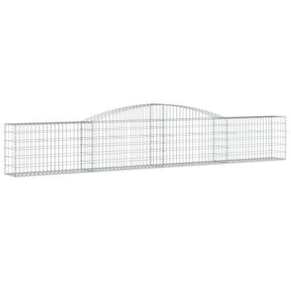 Schanskorven 7 st gewelfd 400x30x60/80 cm ijzer 7 400 x 30 x 60/80 cm