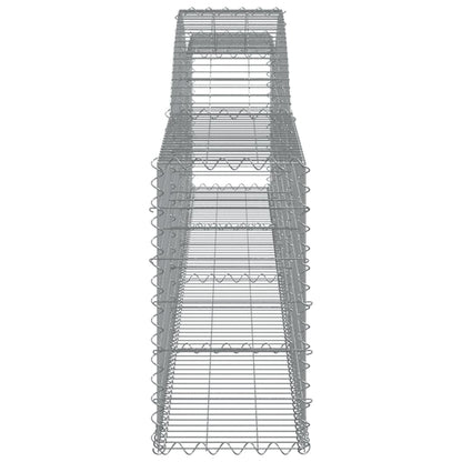 Schanskorven 7 st gewelfd 400x30x60/80 cm ijzer 7 400 x 30 x 60/80 cm