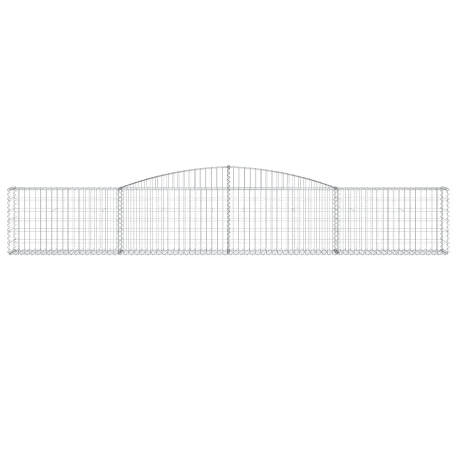 Schanskorven 10 st gewelfd 400x30x60/80 cm ijzer 10 400 x 30 x 60/80 cm