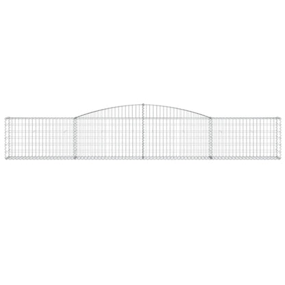 Schanskorven 15 st gewelfd 400x30x60/80 cm ijzer 15 400 x 30 x 60/80 cm