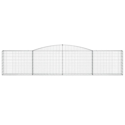 Schanskorven 6 st gewelfd 400x30x80/100 cm ijzer 6 400 x 30 x 80/100 cm