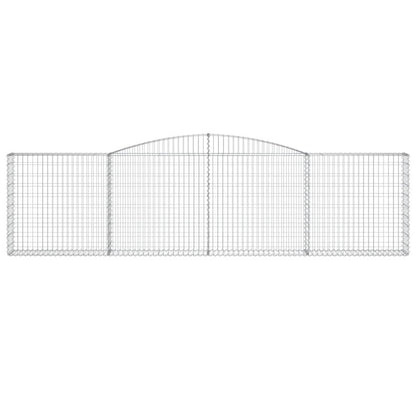 Schanskorven 6 st gewelfd 400x30x100/120 cm ijzer 6 400 x 30 x 100/120 cm