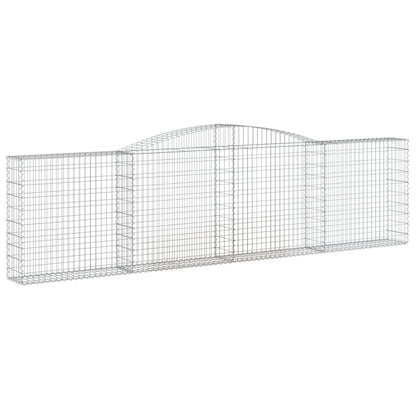 Schanskorven 20 st gewelfd 400x30x100/120 cm ijzer 20 400 x 30 x 100/120 cm