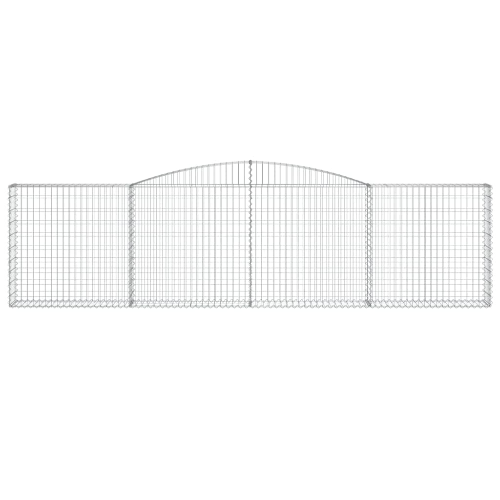 Schanskorven 20 st gewelfd 400x30x100/120 cm ijzer 20 400 x 30 x 100/120 cm