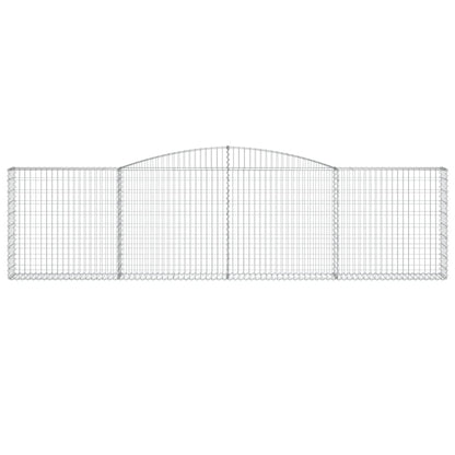 Schanskorven 20 st gewelfd 400x30x100/120 cm ijzer 20 400 x 30 x 100/120 cm