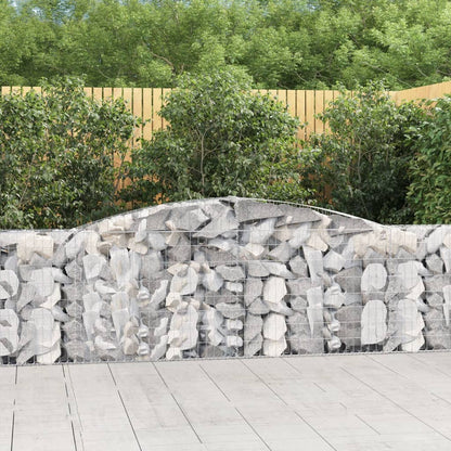 Schanskorven 20 st gewelfd 400x30x100/120 cm ijzer 20 400 x 30 x 100/120 cm