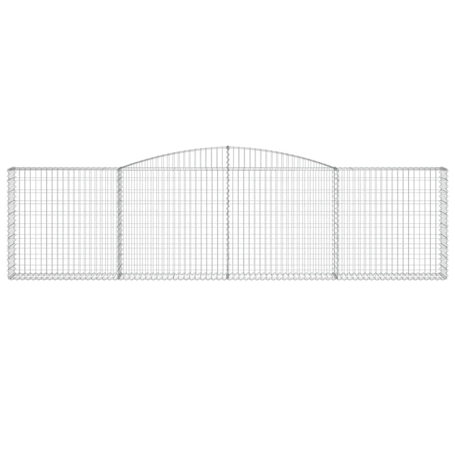 Schanskorven 25 st gewelfd 400x30x100/120 cm ijzer 25 400 x 30 x 100/120 cm