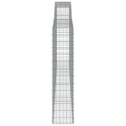 Schanskorven 3 st gewelfd 400x30x140/160 cm ijzer 3 400 x 30 x 140/160 cm