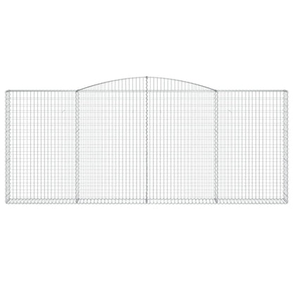Schanskorven 5 st gewelfd 400x30x160/180 cm ijzer 5 400 x 30 x 160/180 cm