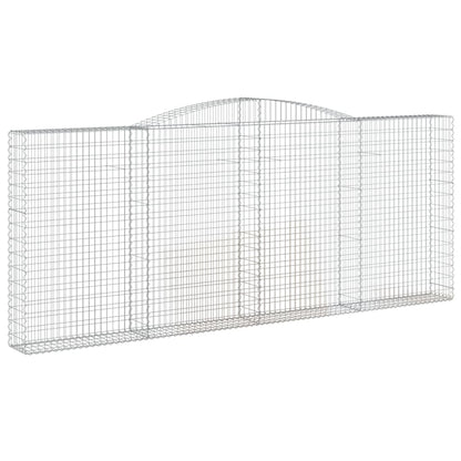 Schanskorven 7 st gewelfd 400x30x160/180 cm ijzer 7 400 x 30 x 160/180 cm