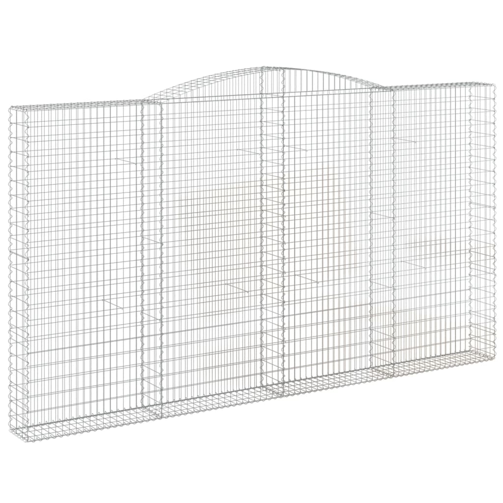 Schanskorven 3 st gewelfd 400x30x220/240 cm ijzer 3 400 x 30 x 220/240 cm