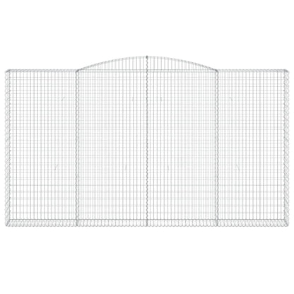 Schanskorven 7 st gewelfd 400x30x220/240 cm ijzer 7 400 x 30 x 220/240 cm