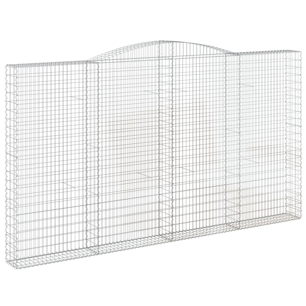 Schanskorven 15 st gewelfd 400x30x220/240 cm ijzer 15 400 x 30 x 220/240 cm