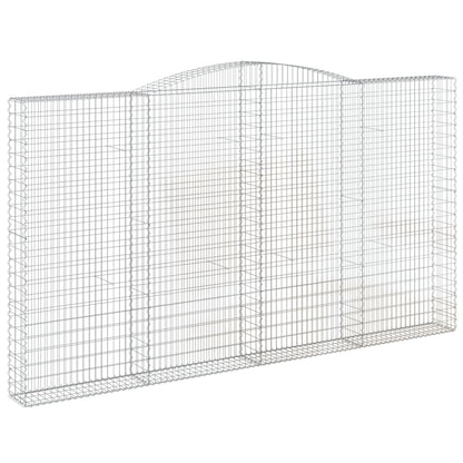 Schanskorven 15 st gewelfd 400x30x220/240 cm ijzer 15 400 x 30 x 220/240 cm