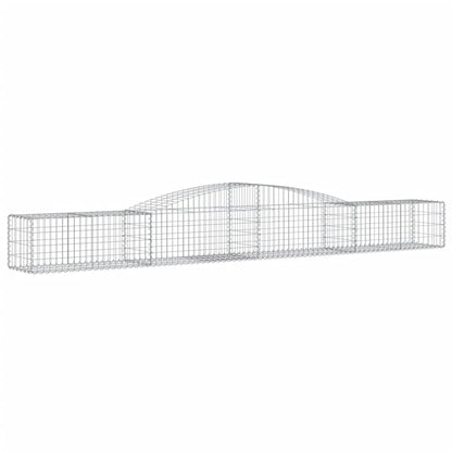 Schanskorven 5 st gewelfd 400x50x40/60 cm ijzer 5 400 x 50 x 40/60 cm