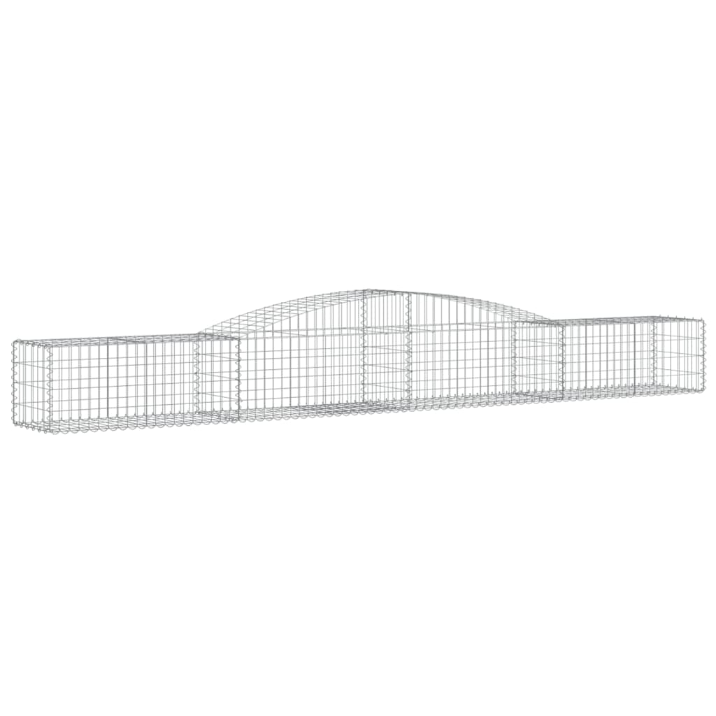 Schanskorven 6 st gewelfd 400x50x40/60 cm ijzer 6 400 x 50 x 40/60 cm