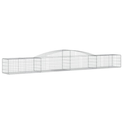 Schanskorven 6 st gewelfd 400x50x40/60 cm ijzer 6 400 x 50 x 40/60 cm