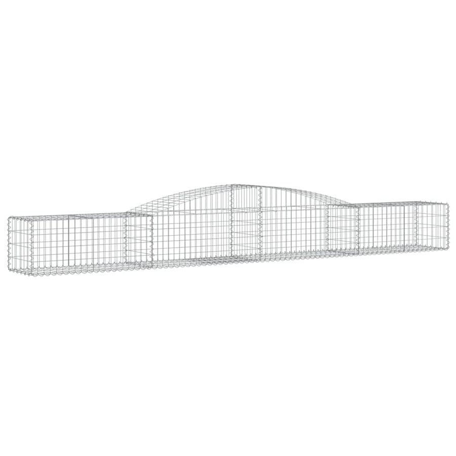 Schanskorven 6 st gewelfd 400x50x40/60 cm ijzer 6 400 x 50 x 40/60 cm