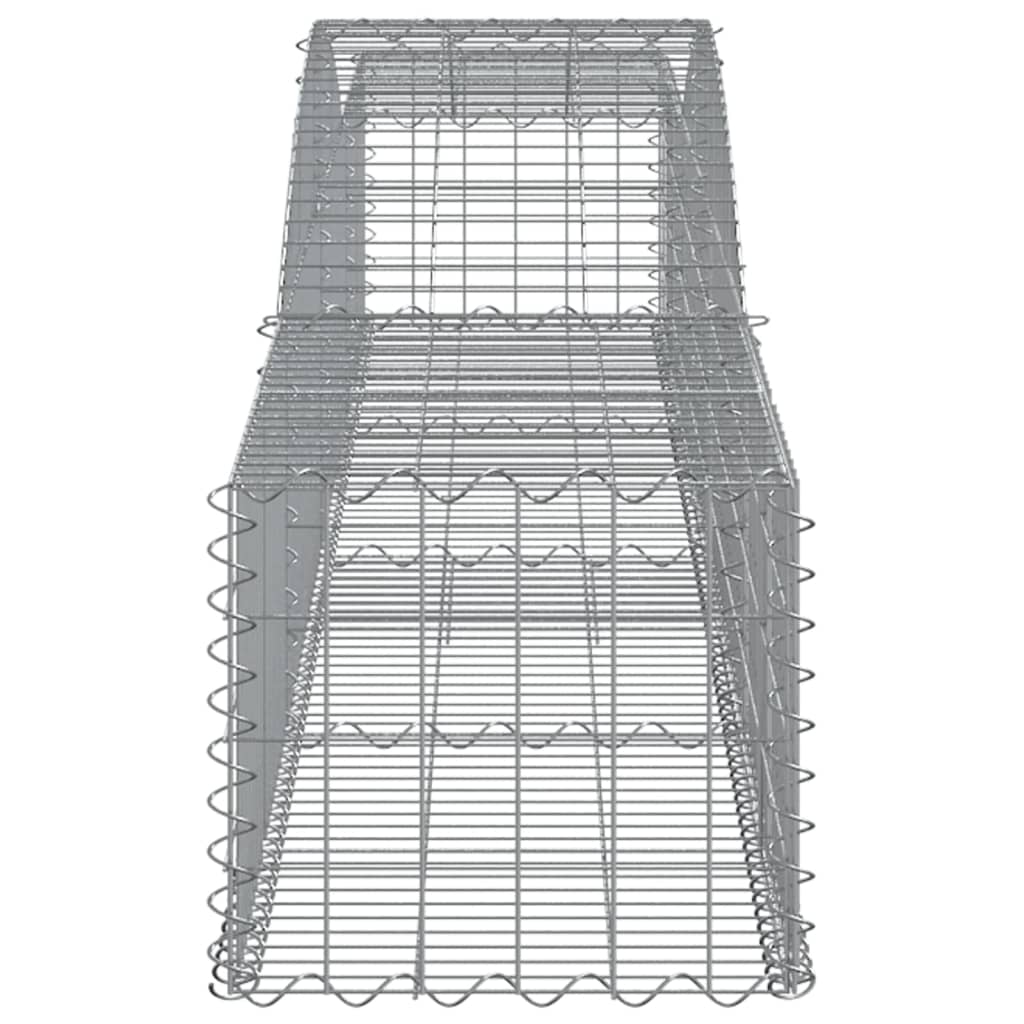 Schanskorven 6 st gewelfd 400x50x40/60 cm ijzer 6 400 x 50 x 40/60 cm