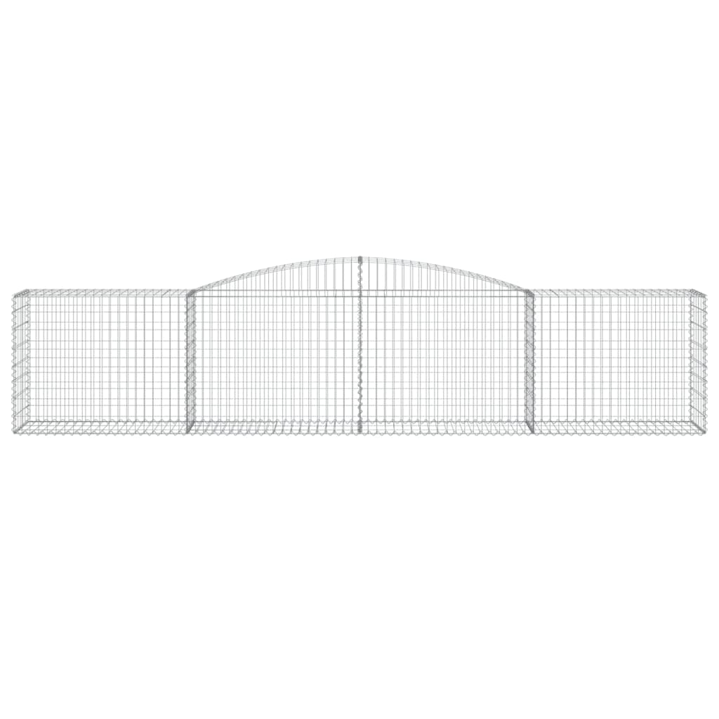 Schanskorven 20 st gewelfd 400x50x80/100 cm ijzer 20 400 x 50 x 80/100 cm