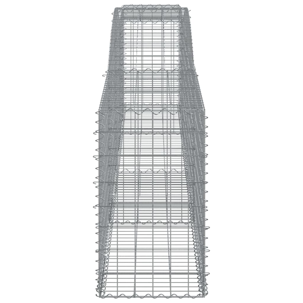 Schanskorven 20 st gewelfd 400x50x80/100 cm ijzer 20 400 x 50 x 80/100 cm