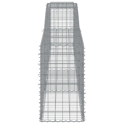 Schanskorven 20 st gewelfd 400x50x80/100 cm ijzer 20 400 x 50 x 80/100 cm