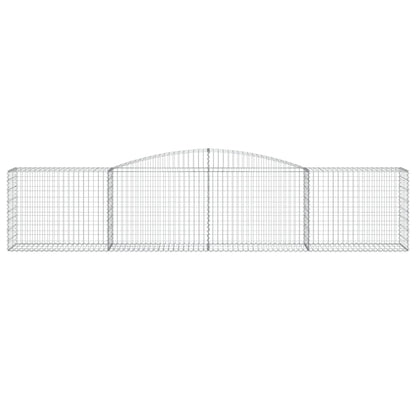 Schanskorven 25 st gewelfd 400x50x80/100 cm ijzer 25 400 x 50 x 80/100 cm